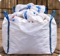 Fertiliser bags stored separately in an extra-large tonne bag